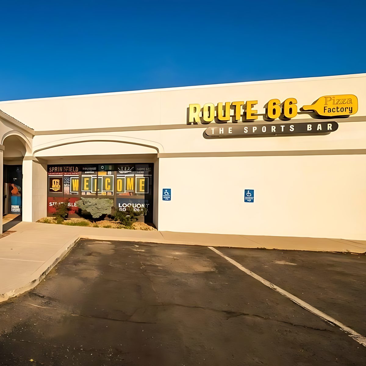 Welcome to Route 66 Pizza Factory